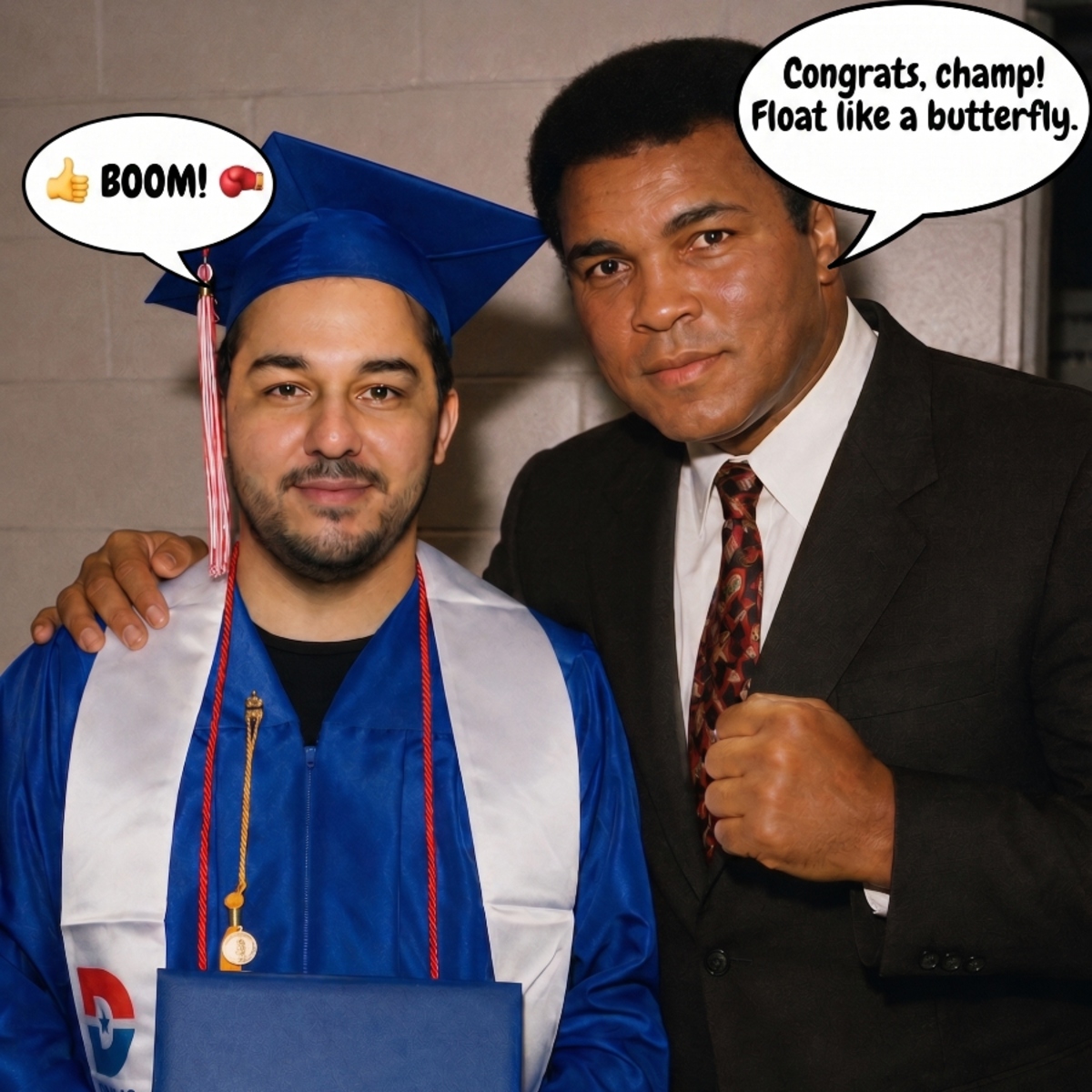 Graduation milestone celebration